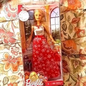 Holiday Barbie doll
